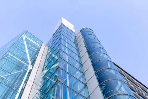 Glass skyscraper Foto stock