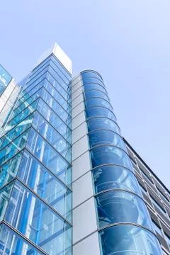 Glass skyscraper Stock Photos
