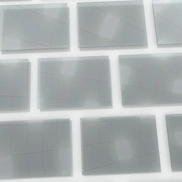 Glass slabs Stock Illustration