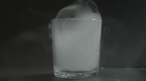 Glass with smoke Video stock 39093241