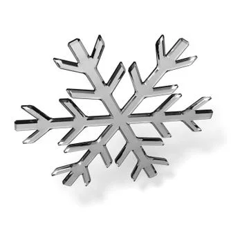 Glass snowflake Stock Illustration