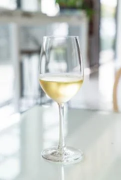 A glass of sparking wine Stock Photos