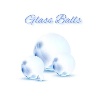 Glass sphere Stock Illustration