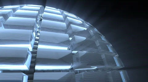 Glass sphere loop background 스톡 동영상 574075