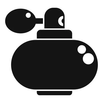 Glass sprayer icon simple vector. Atomizer wash Ilustración de archivo