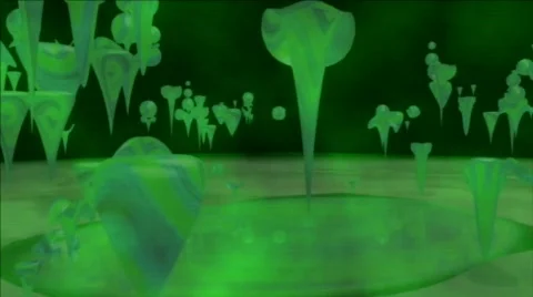 Glass Stalactite 2 Stock Footage 666963