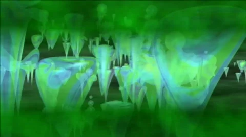Glass Stalactite Stock Footage 666967
