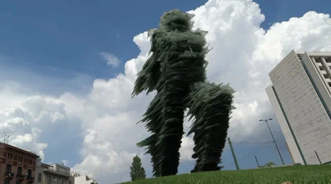 Glass statue time lapse Stock Footage 39562690