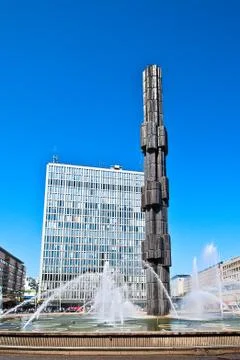 Glass stele Stock Photos