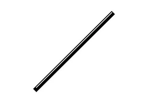 Glass straw icon Stock Illustration