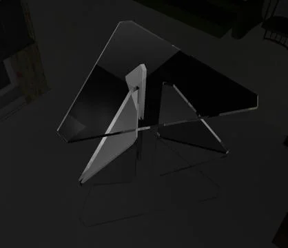 Glass table Stock Illustration