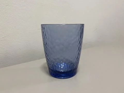 Glass on the table landscape Stock Photos