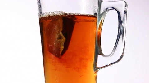 Glass of tea Stock Footage 46724642