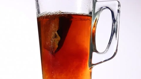 Glass of tea Stock Footage 46724923