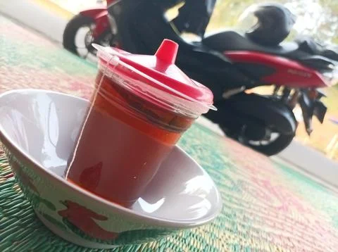 A glass of tea 스톡 사진