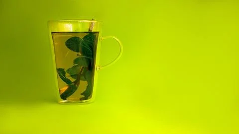 Glass of tea 스톡 사진