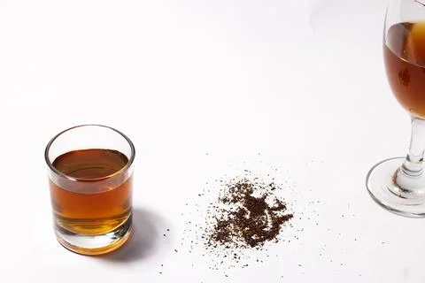 A glass of tea Stock Photos