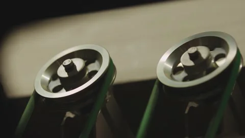 Glass tempering machine Stock Footage 232942838