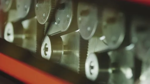 Glass tempering machine Stock Footage 232942886