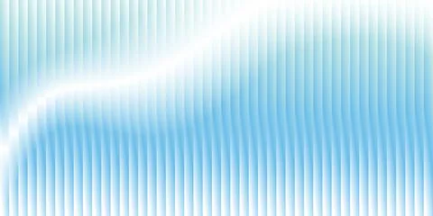 Glass texture background with soft blue gradient, vertical ripple lines and.. Illustrazione stock