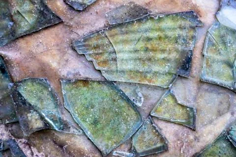 Glass texture. Stock Photos