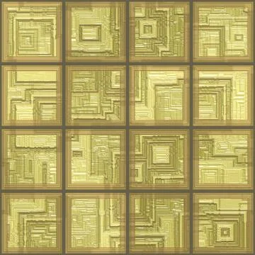 Glass tiles seamless generated texture Stock Illustration