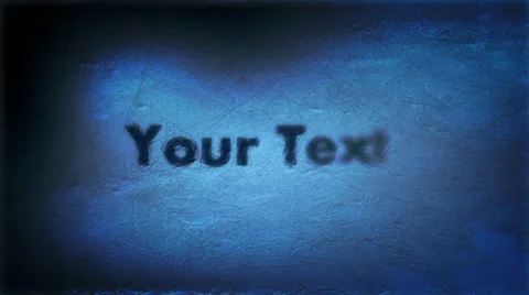 Glass Title After Effects stock