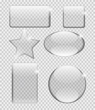 Glass Transparency Frame  Illustration Stock Illustration