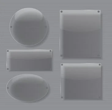 Glass Transparency Frame Illustration Stock Illustration