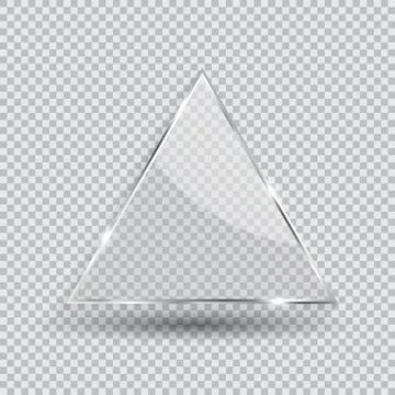 Glass Transparency Frame Vector Illustration Stock Illustration