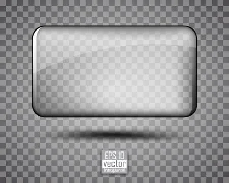 Glass transparent background Stock Illustration