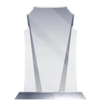 Glass Transparent Trophy Stock Illustration