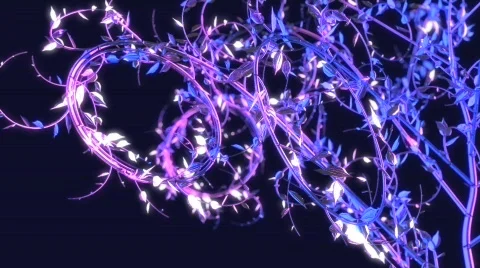 Glass tree growing timelapse Video stock 481174