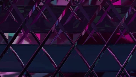 Glass triangle Background Video Stock Footage 98589248