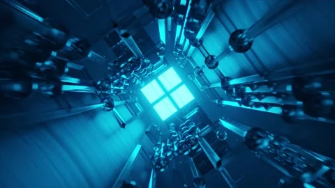 Glass Tunnel Loop Video stock 165171241