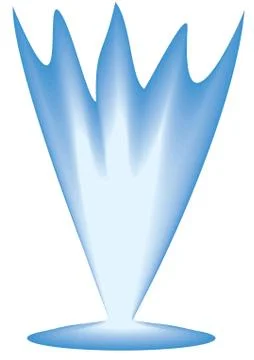 Glass vase. Stock Illustration