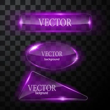 Glass vector button plane. Easy editable background イラスト素材