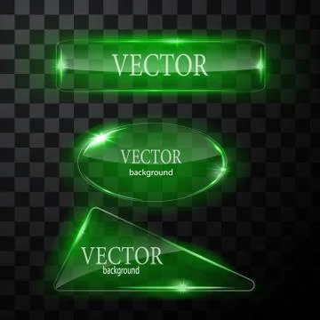 Glass vector button plane. Easy editable background イラスト素材