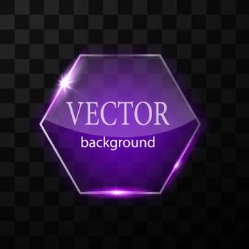 Glass vector button plane. Easy editable background 스톡 일러스트