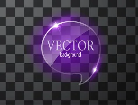 Glass vector button plane. Easy editable background Illustrazione stock