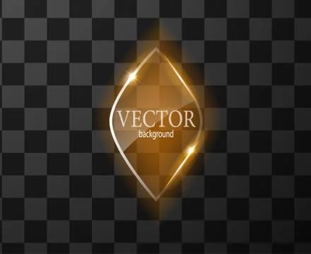 Glass vector button plane. Easy editable background Illustrazione stock