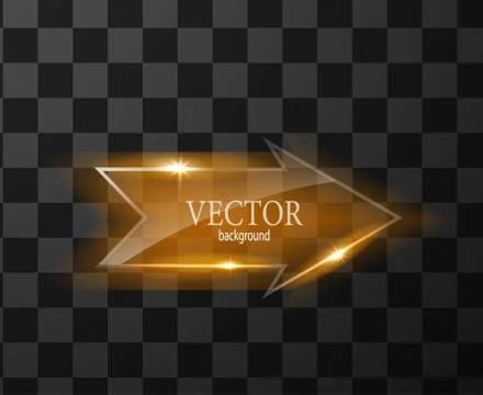 Glass vector button plane. Easy editable background Stock Illustration