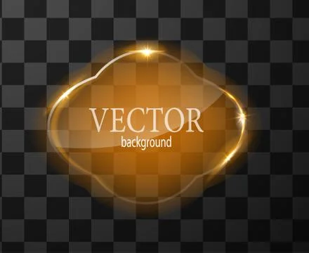 Glass vector button plane. Easy editable background 스톡 일러스트