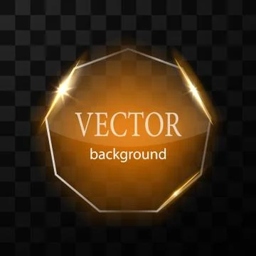 Glass vector button plane. Easy editable background 스톡 일러스트