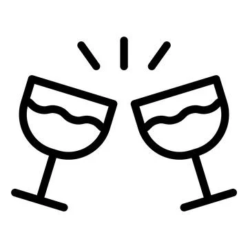Glass Vector Icon Design Illustration Stock Illustration