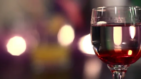 Glass of vodka Stock Footage 30750230