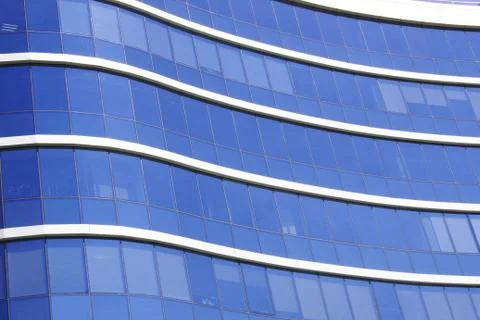 Glass wall Foto stock