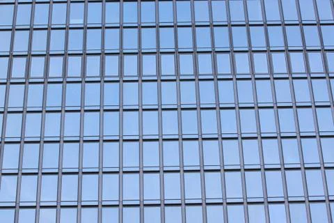 Glass wall of a skyscraper. Stock-Fotos