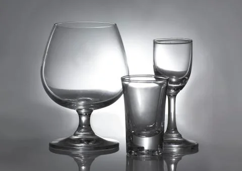 Glass with water on background Stock Photos