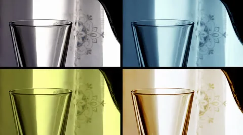 A glass of water, collage Video stock 33731784